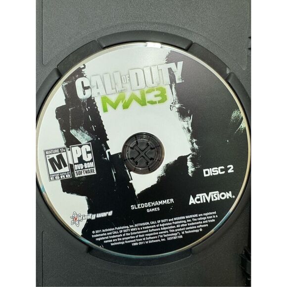 Call of Duty Modern Warfare 3 PC Game DISC 2 ONLY - Picture 1 of 2